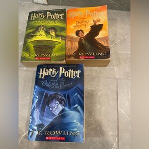 Scholastic Harry Potter Paperbacks - Blue, Green, Orange Covers